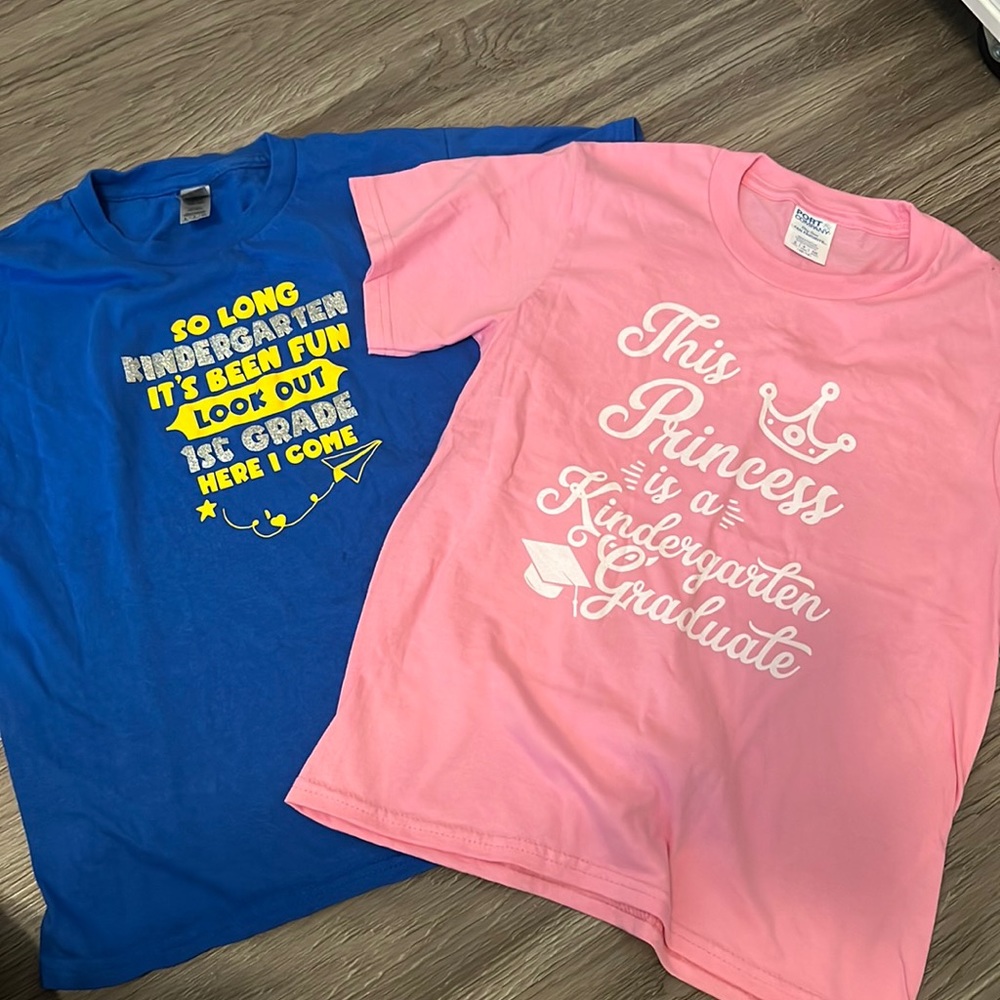 Girls kindergarten graduation shirts size small
